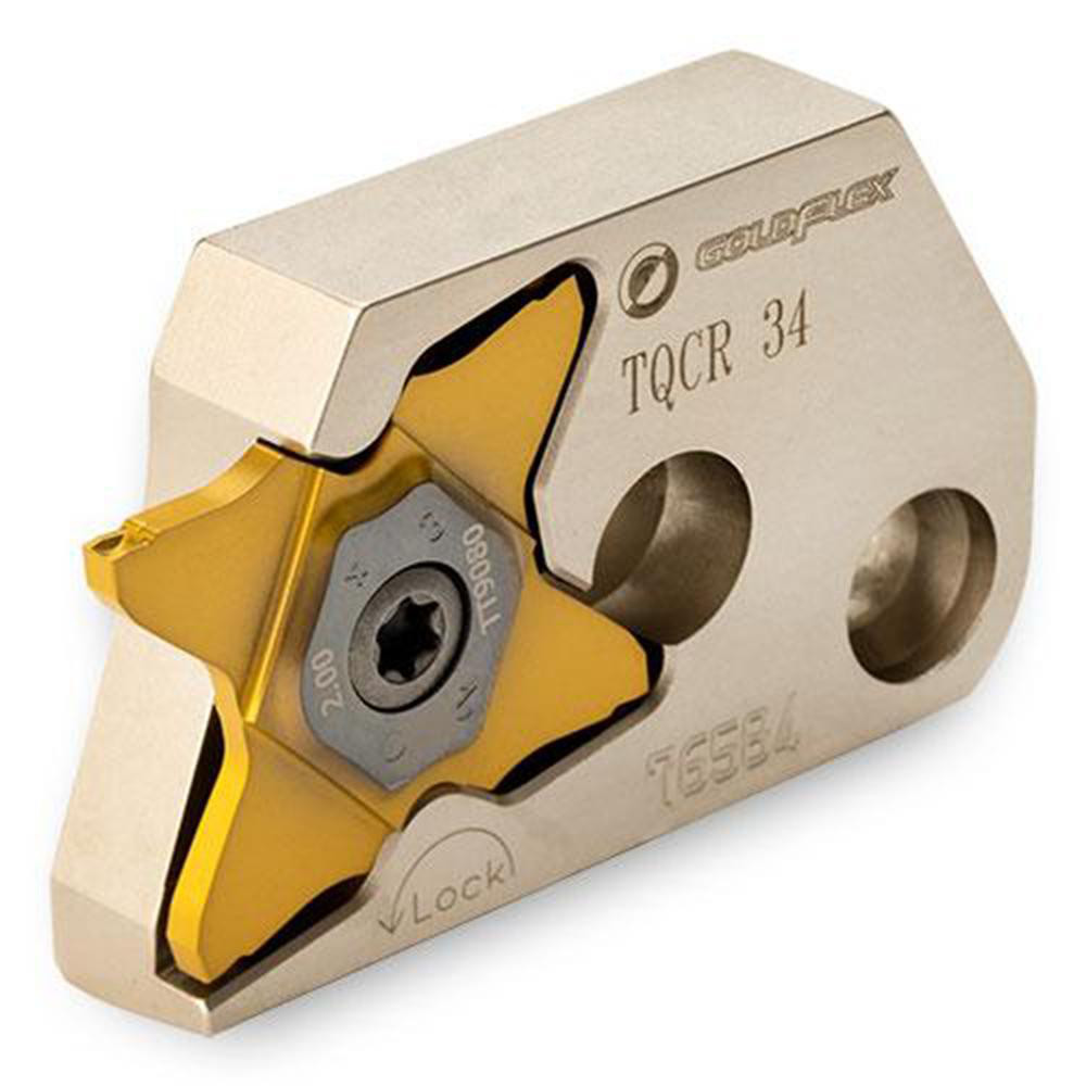 Ingersoll Cutting Tools Indexable Grooving Cartridges: Right Hand, TQC, 34, 0.1690 in - 6216763