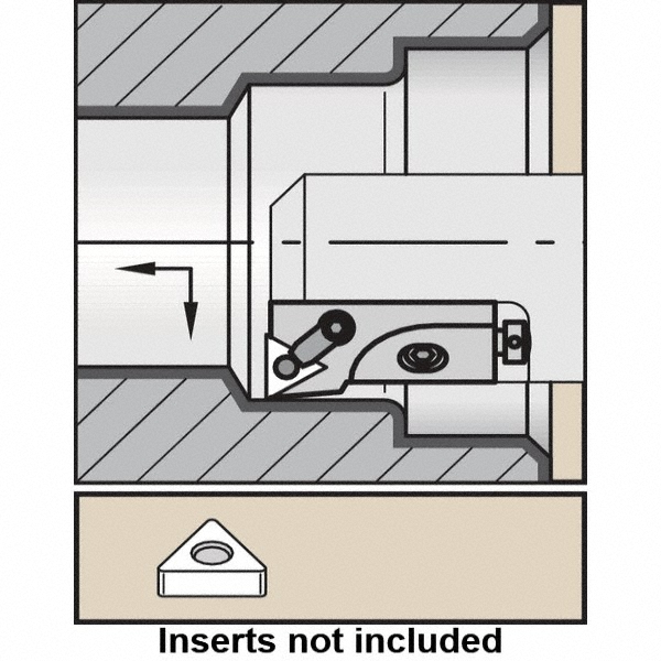 Kennametal 55mm OAL x 20mm OAH Right Hand Indexable Turning Cartridge - 2078236