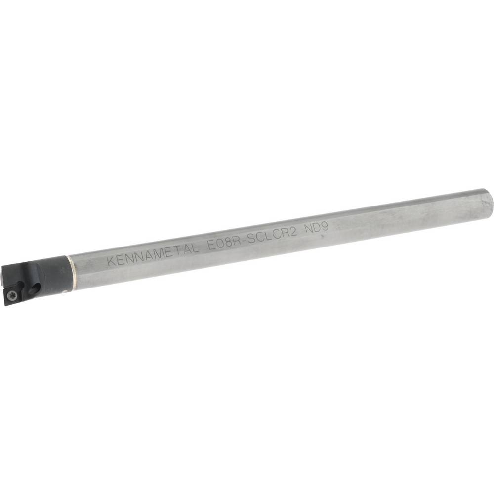 Kennametal Indexable Boring Bar: A08RSTFCR2, 15.24 mm Min Bore, Right Hand, 12.70 mm Shank Dia, Steel - 1328596