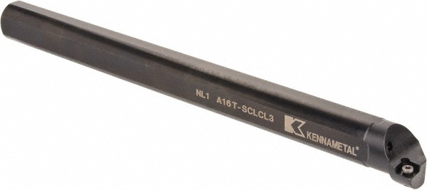 Kennametal Indexable Boring Bar: E16TCTFPR3 KWH, 30.48 mm Min Bore, Right Hand, 25.40 mm Shank Dia, Solid Carbide - 1152598