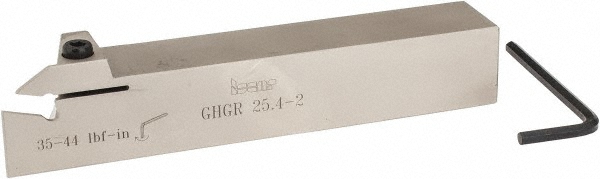 Ingersoll Cutting Tools Indexable Grooving Toolholder: TTIR38.1-3C-T12 - 6163784