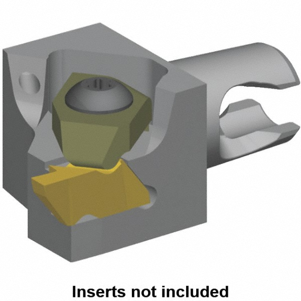 Kennametal Modular Grooving Head: Right Hand, Cutting Head, System Size KM12, Uses NG2R Inserts - 1920416