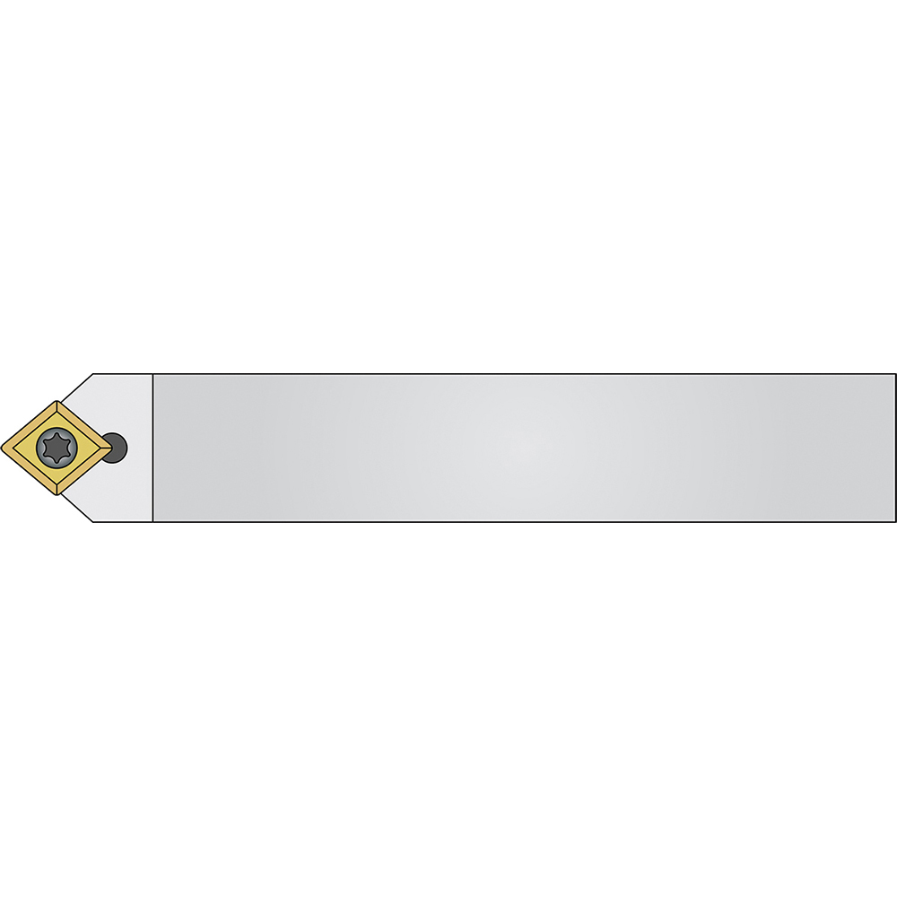 Micro 100 Indexable Turning Toolholder: SCSCR 1212 J3, 45.0 & 55.0 deg Lead Angle - 10-3365