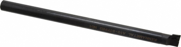 Hertel Indexable Boring Bar: A10CTFPR2 5/8", 0.7700" Min Bore, Right Hand, Steel - 7000004