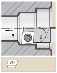 Dorian Tool Indexable Boring Bar: E03.0H-SCLDR-1.2, 0.2050" Min Bore, Right Hand, 5 deg Lead - 73310159579