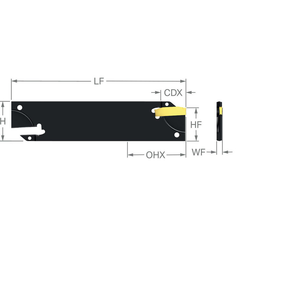 Sandvik Coromant Indexable Cut-Off Blades: Double, Right Hand, Right Hand, 25.90 - 8446703