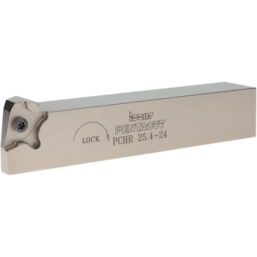 Iscar Indexable Grooving-Cutoff Toolholder: PCHR19D403IQ, 3 mm Min Groove Width, 20 mm Max Depth of Cut, Right Hand - 2302579