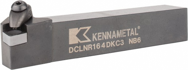 Ingersoll Cutting Tools Indexable Turning Toolholder: HWLNR16-33D, 95.0 deg Lead Angle, Lever - 6134393