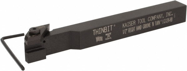 Sandvik Coromant Indexable Grooving-Cutoff Toolholder: QS-LF123E067-10B, 1.85 to 2.39 mm Groove Width, 17 mm Max Depth of Cut, Left Hand - 5738700