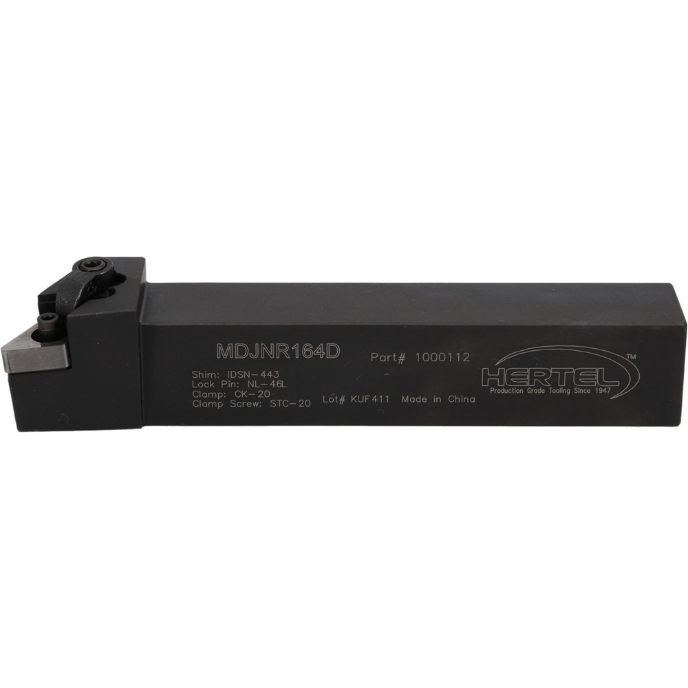 Kennametal Indexable Turning Toolholder: MDJNR163C, Clamp & Screw - 1096242