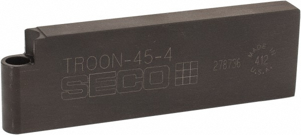 Seco Indexable Turning Toolholder: TROON-23-2, 90.0 deg Lead Angle, Pin - 00017980