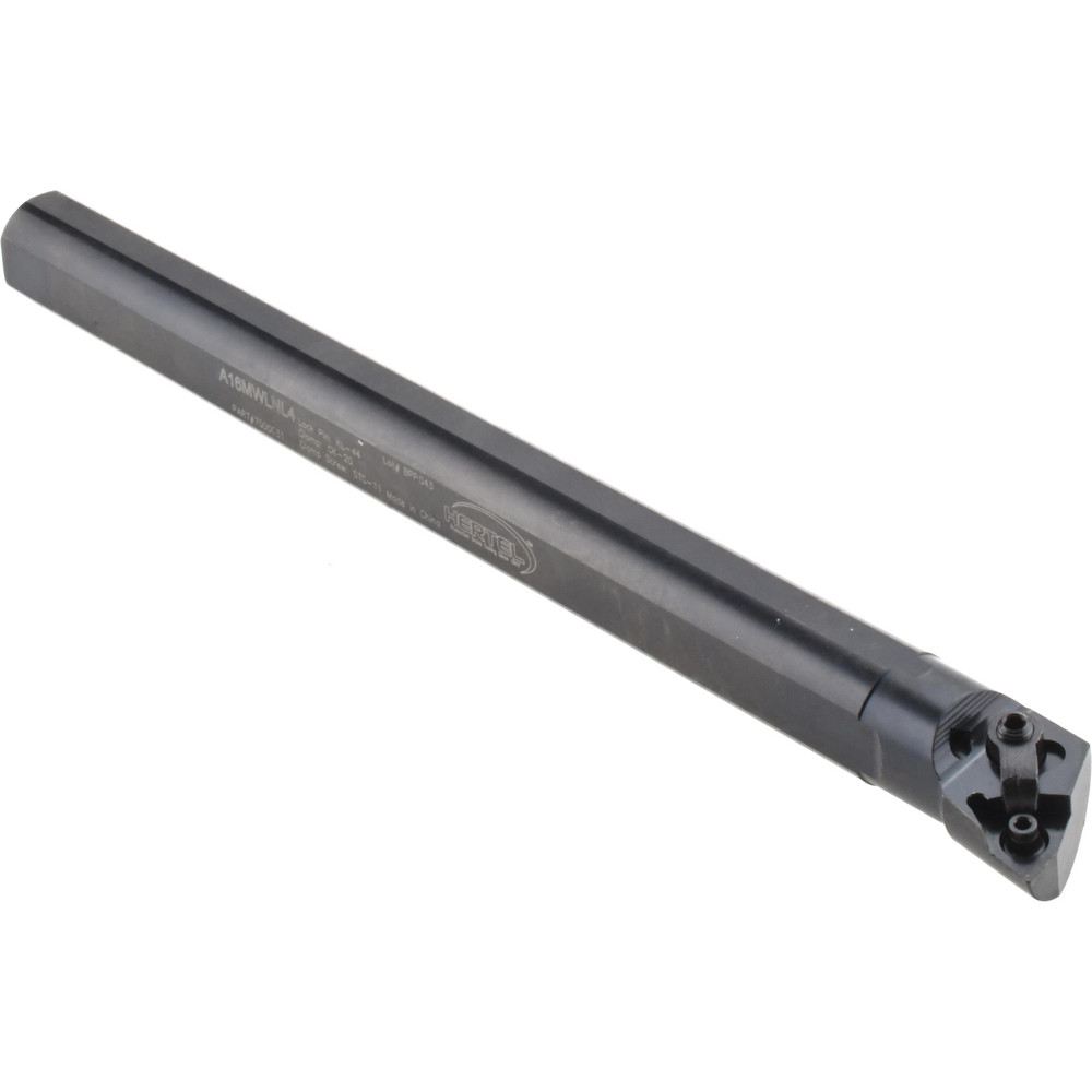 Sandvik Coromant Indexable Boring Bar: A16T-SDQCL3, 1.2992" Min Bore, Left Hand, -17.5 deg Lead, Steel - 5727600