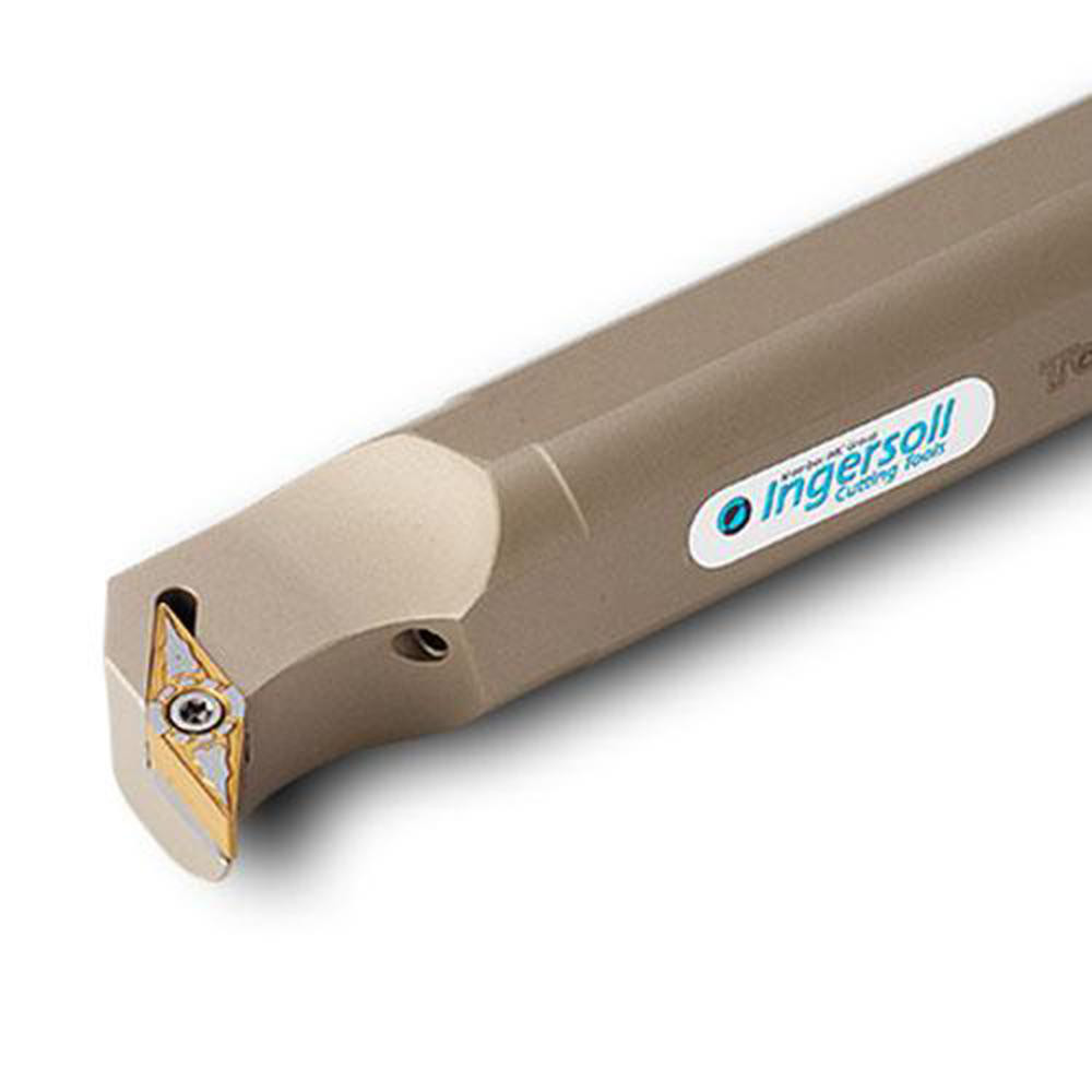Sandvik Coromant Indexable Boring Bar: A16T-SDQCL3, 1.2992" Min Bore, Left Hand, -17.5 deg Lead, Steel - 5727600