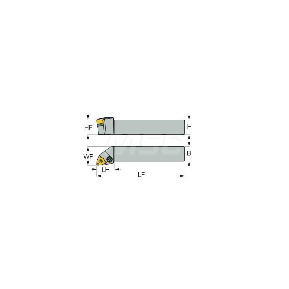 Iscar Indexable Turning Toolholder: PWLNR16-4X, Clamp - 3602892