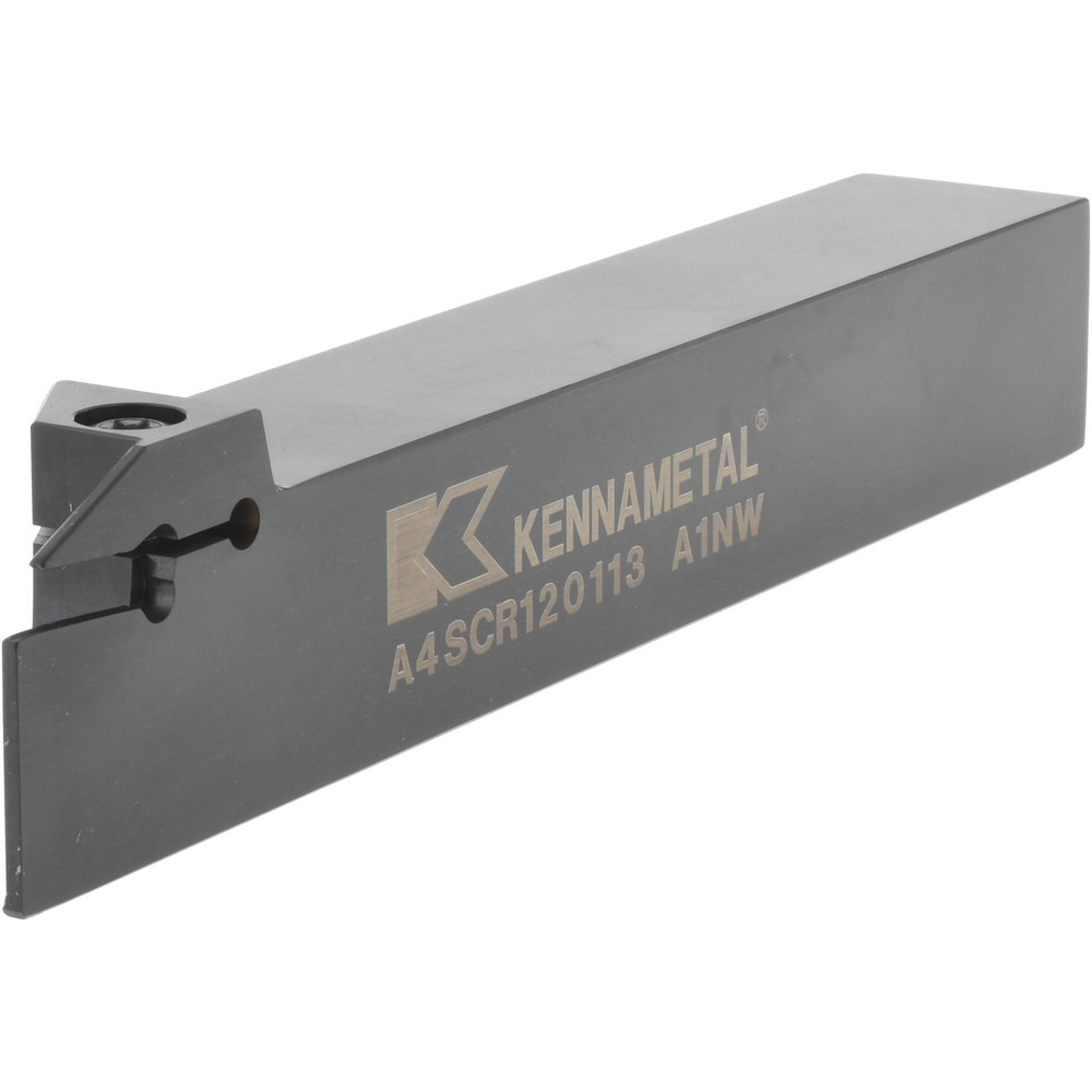 Kennametal Indexable Cutoff Toolholder: 0.532" Max Depth of Cut, 1.063" Max Workpiece Dia, 1.5 mm Min Insert Width, Right Hand - 2981194