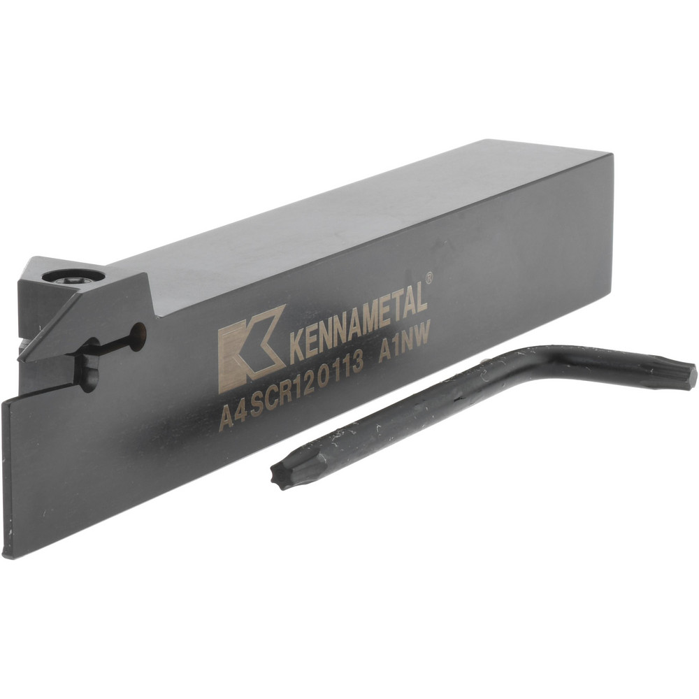 Kennametal Indexable Cutoff Toolholder: 0.532" Max Depth of Cut, 1.063" Max Workpiece Dia, 1.5 mm Min Insert Width, Right Hand - 2981194