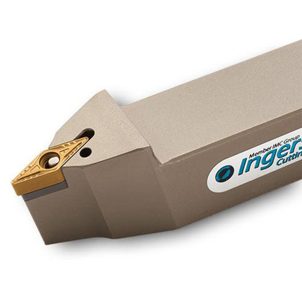 Ingersoll Cutting Tools Indexable Turning Toolholder: HVVNN16-2.53D, 73.0 deg Lead Angle, Lever - 6144978
