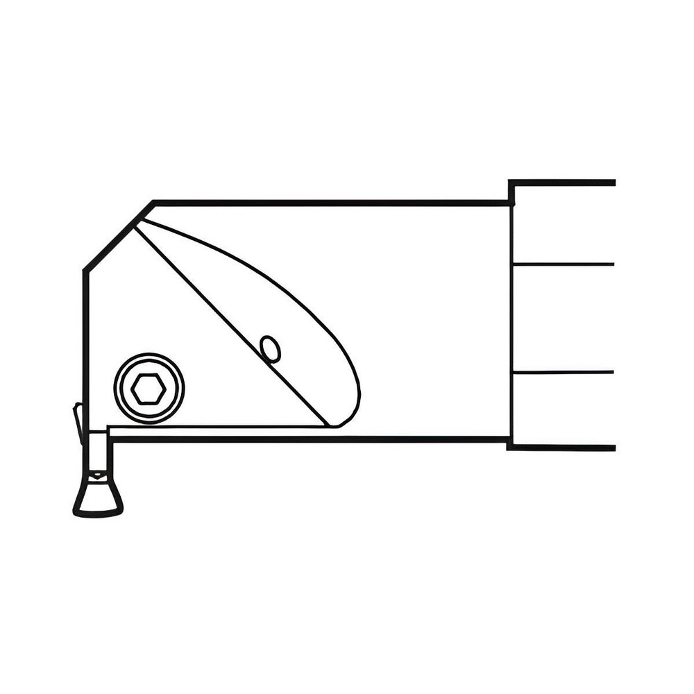 Seco Indexable Boring Bar: A32T-CGJL1303, 32 mm Min Bore Dia, Left Hand Cut, 32 mm Shank Dia, Steel - 00053900