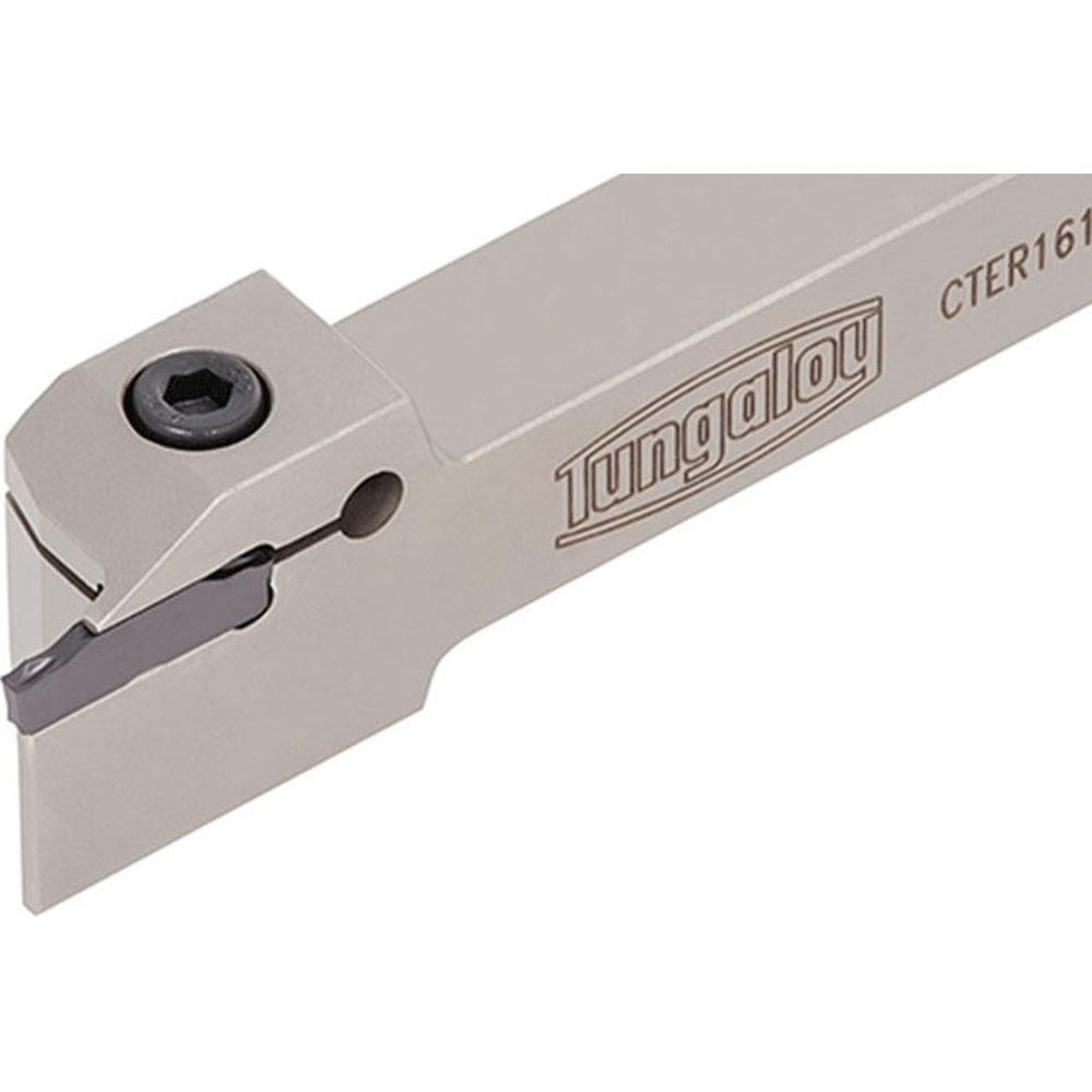 Tungaloy Indexable Grooving-Cutoff Toolholder: CTEL2020-3T20-CHP, 2.5 to 3.49 mm Groove Width, 20 mm Max Depth of Cut, Left Hand - 6720313