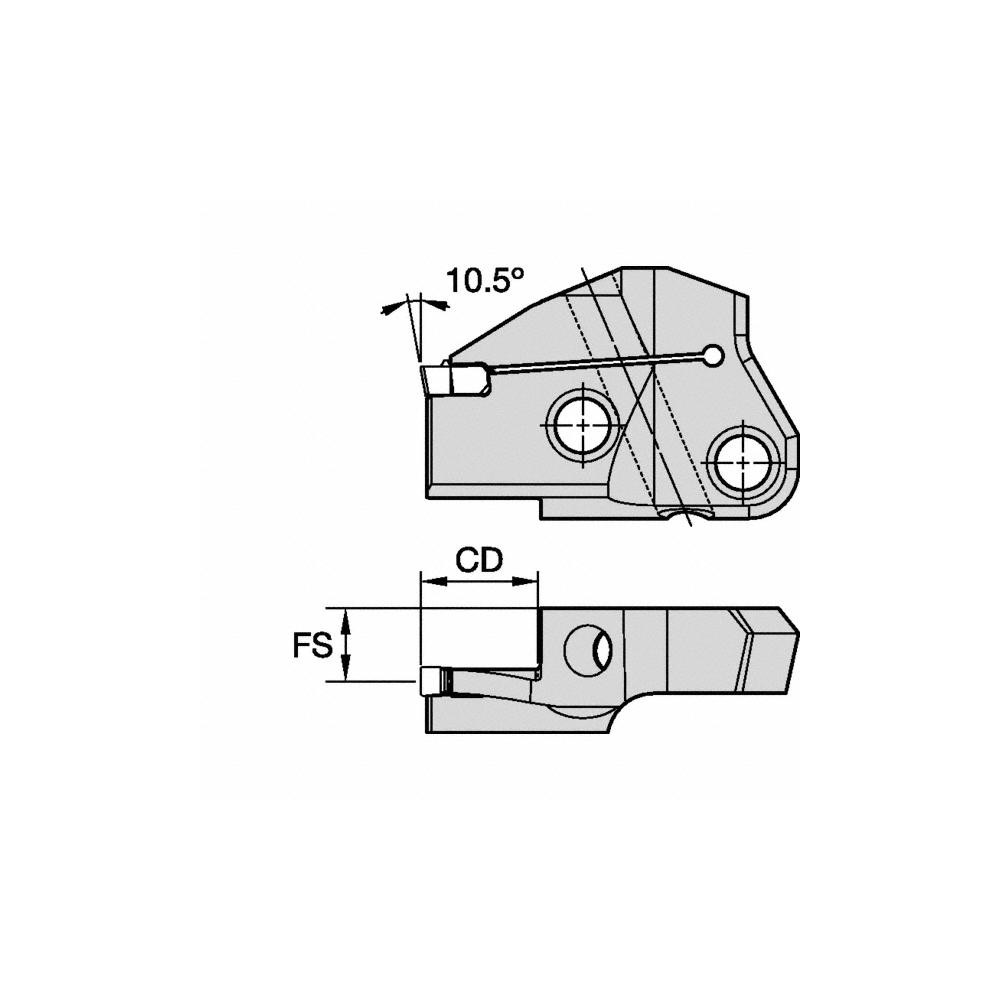 Kennametal Right Hand Indexable Grooving Cartridge - 6117065