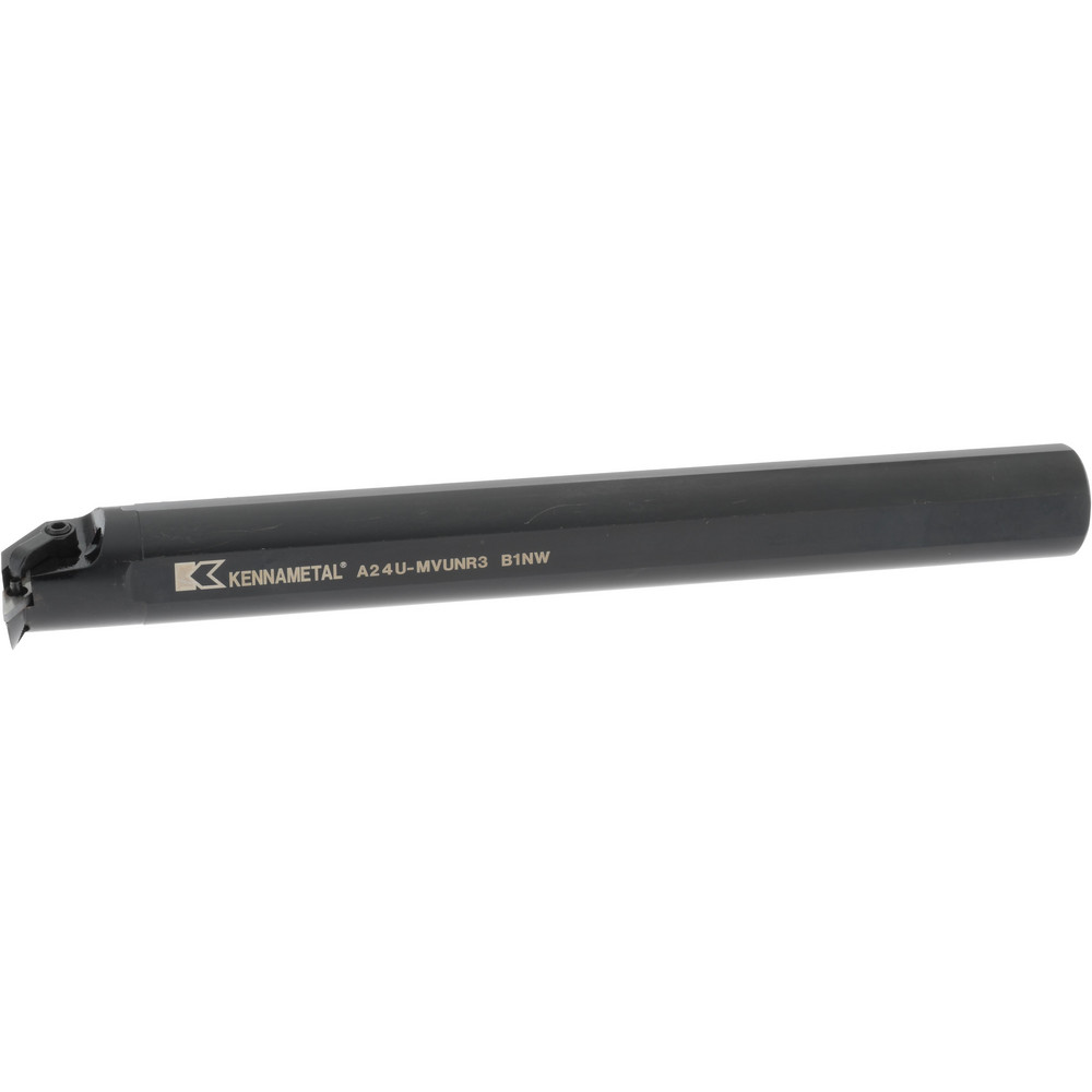 Dorian Tool Indexable Boring Bar: S24U-MTUNR-3, 2.0600" Min Bore, Right Hand, 3 deg Lead, Steel - 73310155216