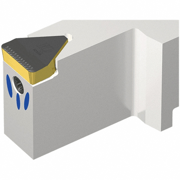 Iscar Indexable Grooving Toolholder: THDL2525-12T20-IQ, External, Left Hand - 2801989