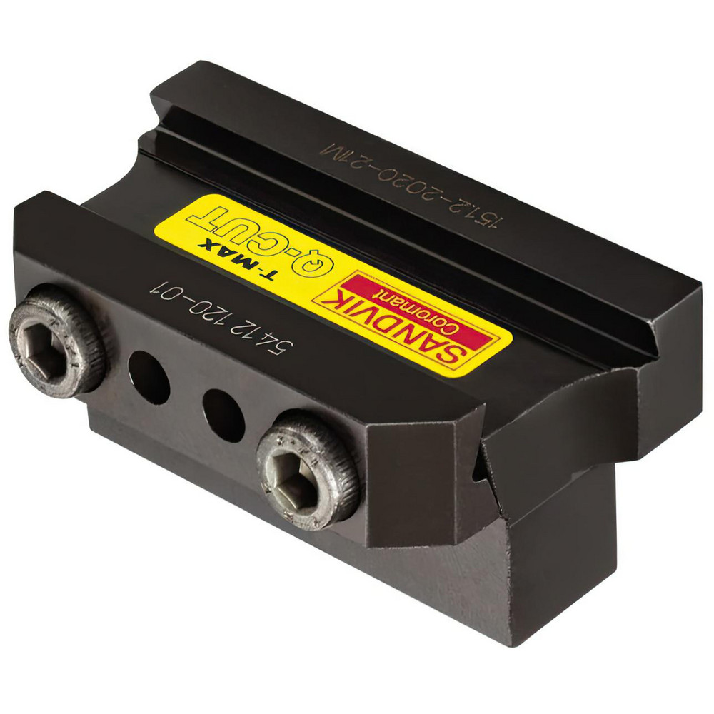Sandvik Coromant Tool Block Style 151.2, 32mm Blade Height, 160mm OAL, 3-1/4" OAH, Indexable Cutoff Blade Tool Block - 5757360