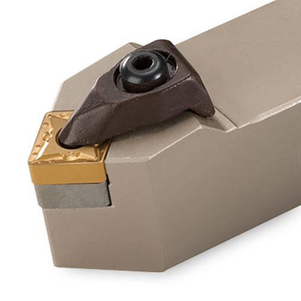 Ingersoll Cutting Tools Indexable Turning Toolholder: TCMNN16-4D, 80.0 deg Lead Angle, Clamp - 3603928