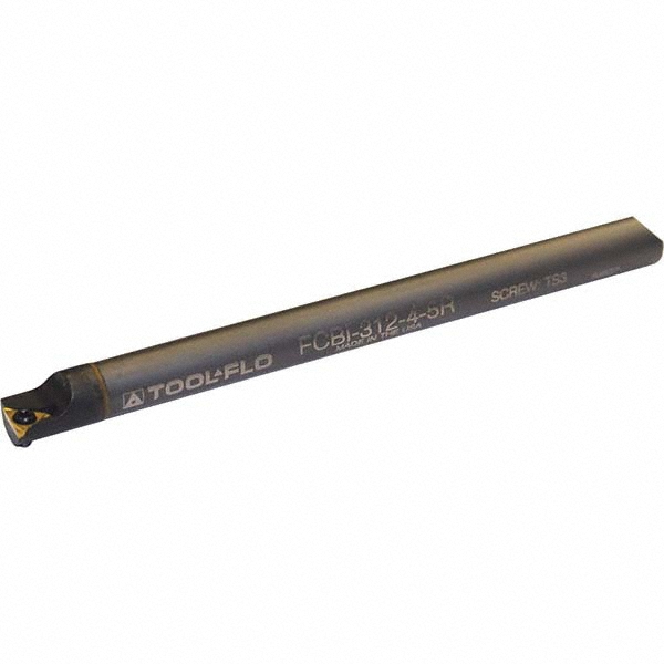 Everede Tool Indexable Boring Bar: .360 MINIBORE 0 DEG., 0.3600" Min Bore, Right Hand, 0 deg Lead, Solid Carbide - 00287