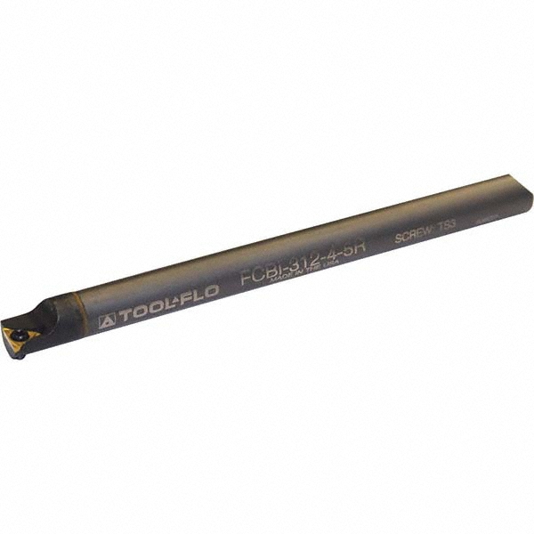 Everede Tool Indexable Boring Bar: .360 MINIBORE 0 DEG., 0.3600" Min Bore, Right Hand, 0 deg Lead, Solid Carbide - 00287