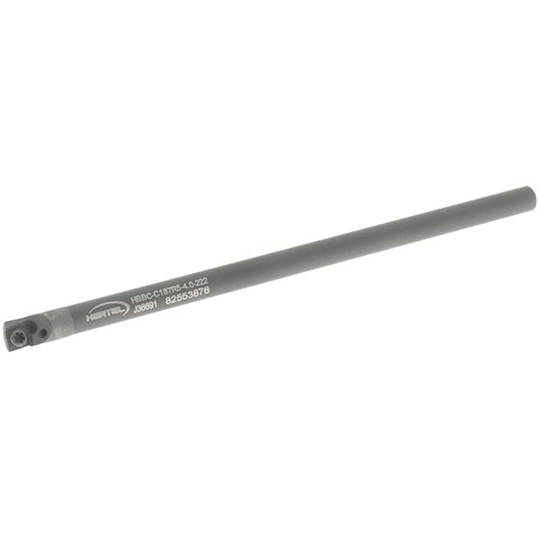 Hertel Indexable Boring Bar: HBBC-S500R5-275-285-75, 0.2850" Min Bore, Right Hand, Steel - H59868315
