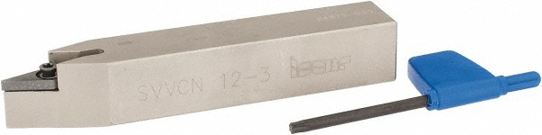 Widia Indexable Turning Toolholder: SVVBN163, 72.500 deg Lead Angle, Screw - 2951377