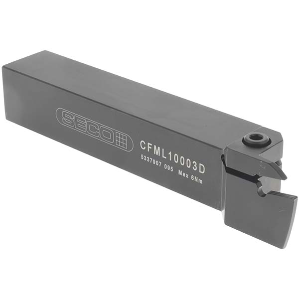 Seco Indexable Turning Toolholder: CFIR 125 04D, 90.0 deg Lead Angle, Clamp & Screw - 00002813