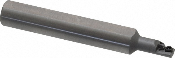 Kyocera Indexable Boring Bar: C0325KSWUBL12, 0.2400" Min Bore, Left Hand, Steel & Solid Carbide - THC89123