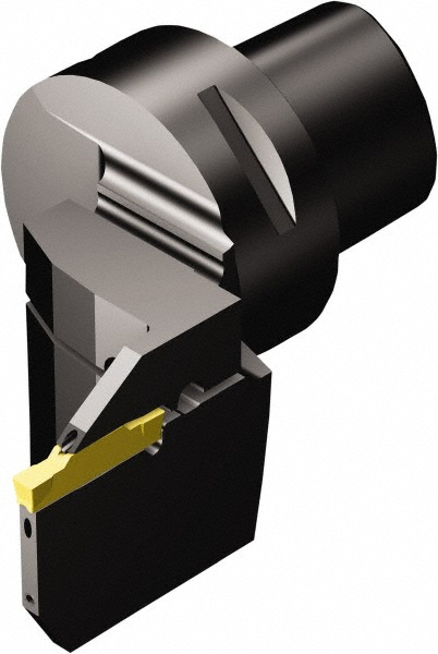 Sandvik Coromant Modular Grooving Head: Right Hand, Cutting Head, System Size C3, Uses N123E2-0200-0002-CM Inserts - 6537252