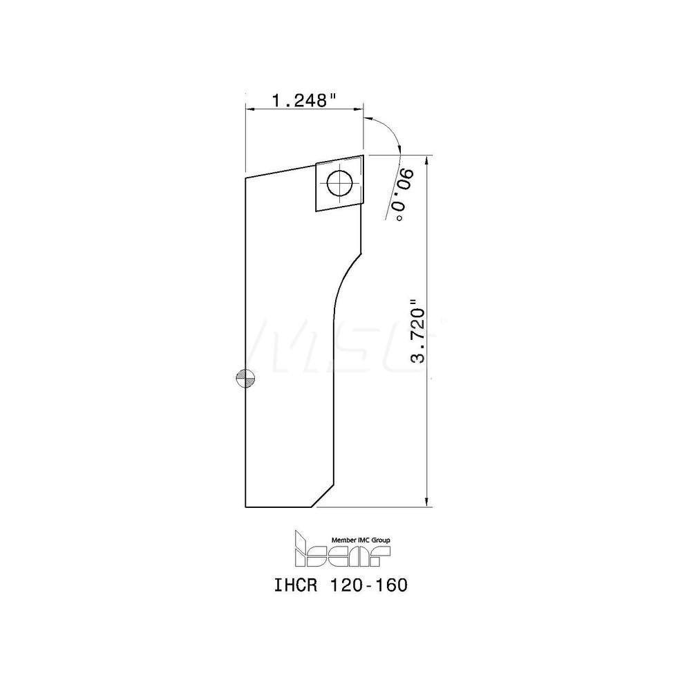 Iscar Indexable Boring Cartridge: Series ItsBore, Right Hand, 4.7244" Min Dia - 4550318