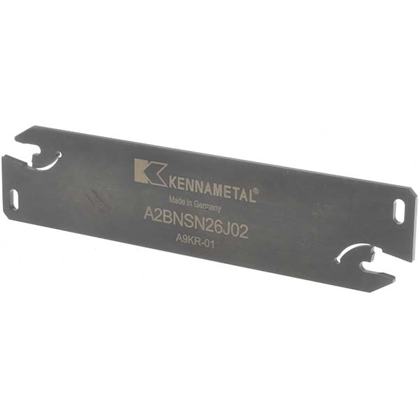 Widia Indexable Cut-Off Blades; End Type: Double-Ended; Cutting Direction: Neutral; Hand: Neutral; Blade Height (mm): 19.00; Blade Height (Decimal Inch): 0.7471; Blade Width (Decimal Inch): 0.0709; Blade Width (mm): 1.80; Blade Overall Length (Decimal Inch): 3.5533; Blade Overall Length (mm): 90.25 - 6498987