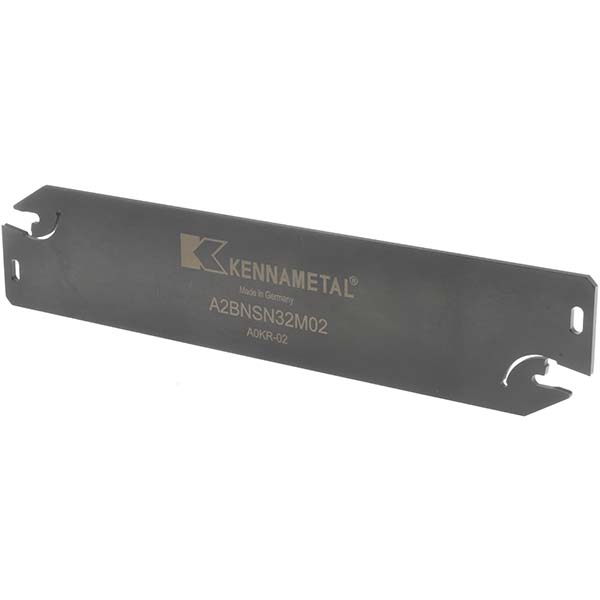 Widia Indexable Cut-Off Blades; End Type: Double-Ended; Cutting Direction: Neutral; Hand: Neutral; Blade Height (mm): 19.00; Blade Height (Decimal Inch): 0.7471; Blade Width (Decimal Inch): 0.0709; Blade Width (mm): 1.80; Blade Overall Length (Decimal Inch): 3.5533; Blade Overall Length (mm): 90.25 - 6498987