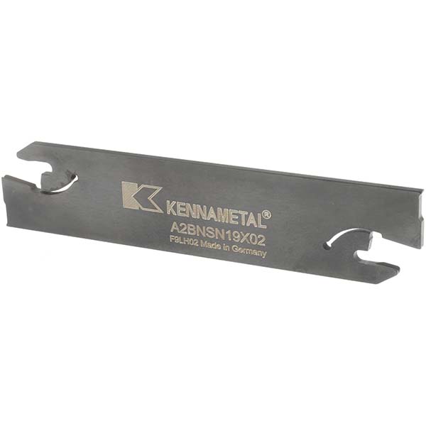 Widia Indexable Cut-Off Blades; End Type: Double-Ended; Cutting Direction: Neutral; Hand: Neutral; Blade Height (mm): 19.00; Blade Height (Decimal Inch): 0.7471; Blade Width (Decimal Inch): 0.0709; Blade Width (mm): 1.80; Blade Overall Length (Decimal Inch): 3.5533; Blade Overall Length (mm): 90.25 - 6498987