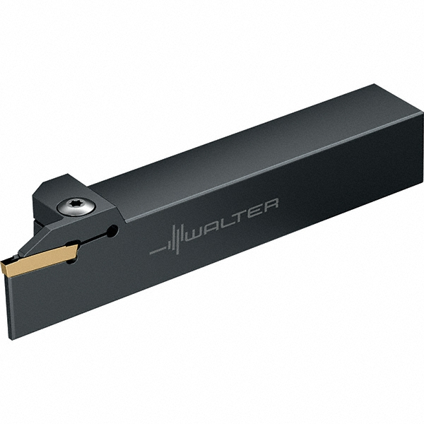 Walter Indexable Grooving-Cutoff Toolholder: G1011.16L-6T12GX24, 5.99 to 6.35 mm Groove Width, 11.99 mm Max Depth of Cut, Left Hand - 5622818