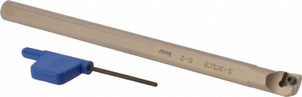 Iscar Indexable Boring Bar: S16Q SCLCR-09, 20.00 mm Min Bore, Right Hand, 16.00 mm Shank Dia, Steel - 3601157