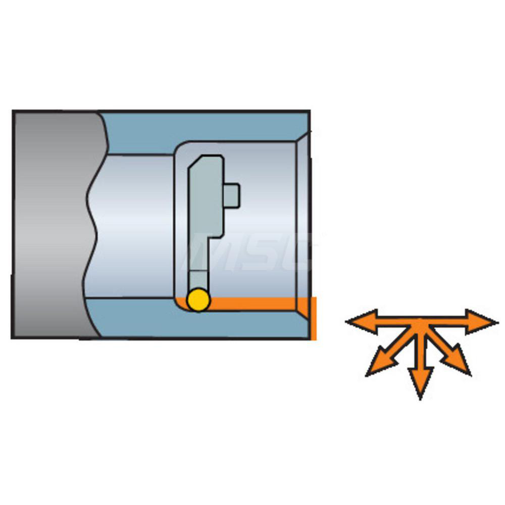 Sandvik Coromant Modular Grooving Head: Left Hand, System Size 70, Uses SL70-SRDCR/L..HP Inserts - 5923428