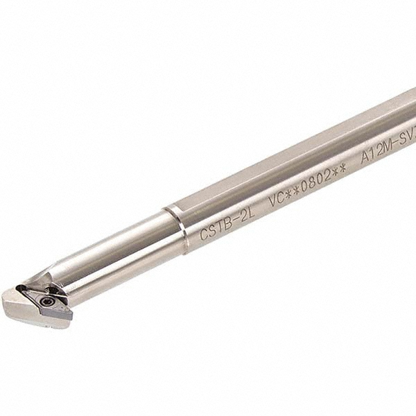 Tungaloy Indexable Boring Bar: A12M-SVUCL08-D160, 16.00 mm Min Bore, Left Hand, 12.00 mm Shank Dia, 93 deg Lead, Steel (Shank) - 6849580