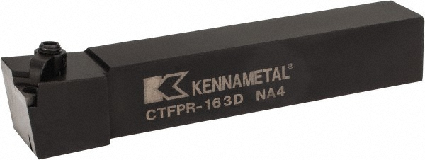 Dorian Tool Indexable Turning Toolholder: CTFPR10-3B, 0.0 deg Lead Angle, Clamp - 73310151442