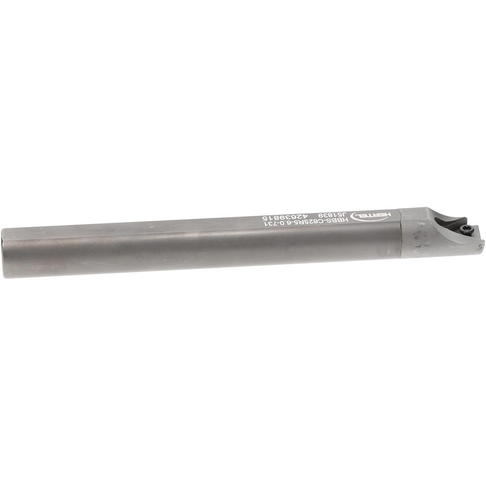 Hertel Indexable Boring Bar: HBBS-C625R5-6.0-731, 0.7310" Min Bore, Right Hand, Solid Carbide - H59870584