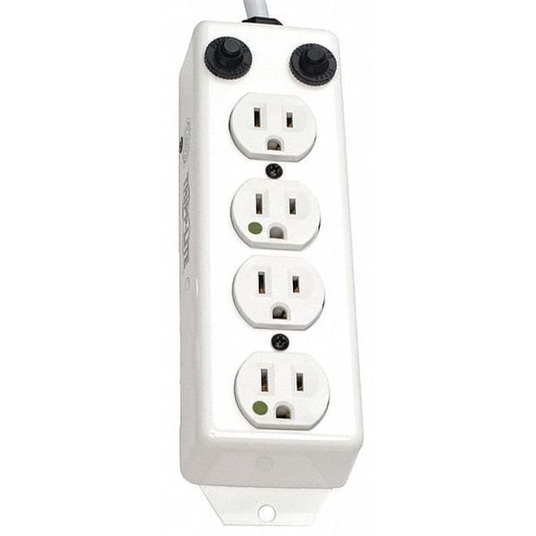 Tripp Lite Outlet Strip, 7 ft. Cord L, 2-13/32" H - PS-407-HG-OEM