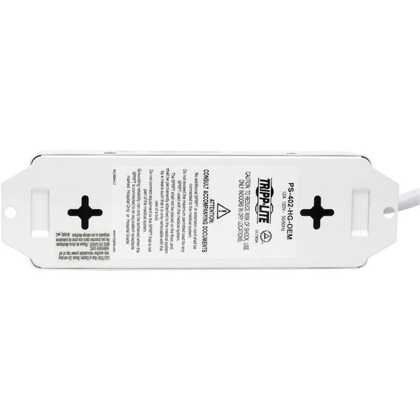Tripp Lite Outlet Strip, 7 ft. Cord L, 2-13/32" H - PS-407-HG-OEM