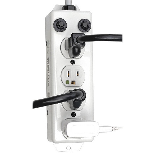 Tripp Lite Outlet Strip, 7 ft. Cord L, 2-13/32" H - PS-407-HG-OEM