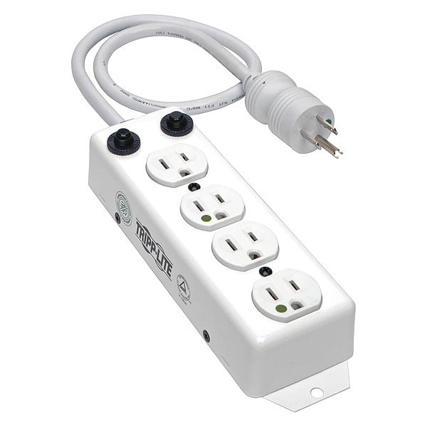 Tripp Lite Outlet Strip, 7 ft. Cord L, 2-13/32" H - PS-407-HG-OEM