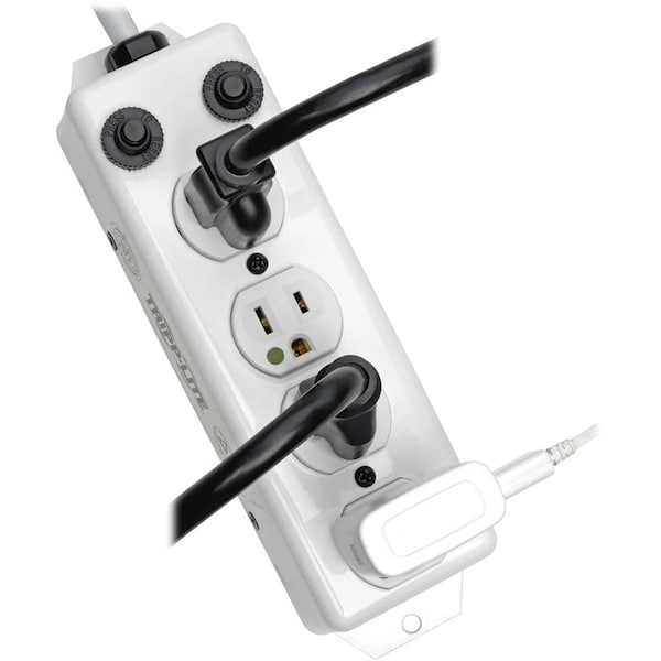 Tripp Lite Outlet Strip, 7 ft. Cord L, 2-13/32" H - PS-407-HG-OEM